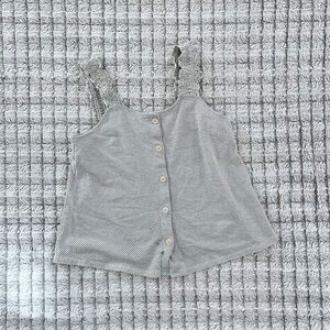 A.n.a. Button Down crop Tank